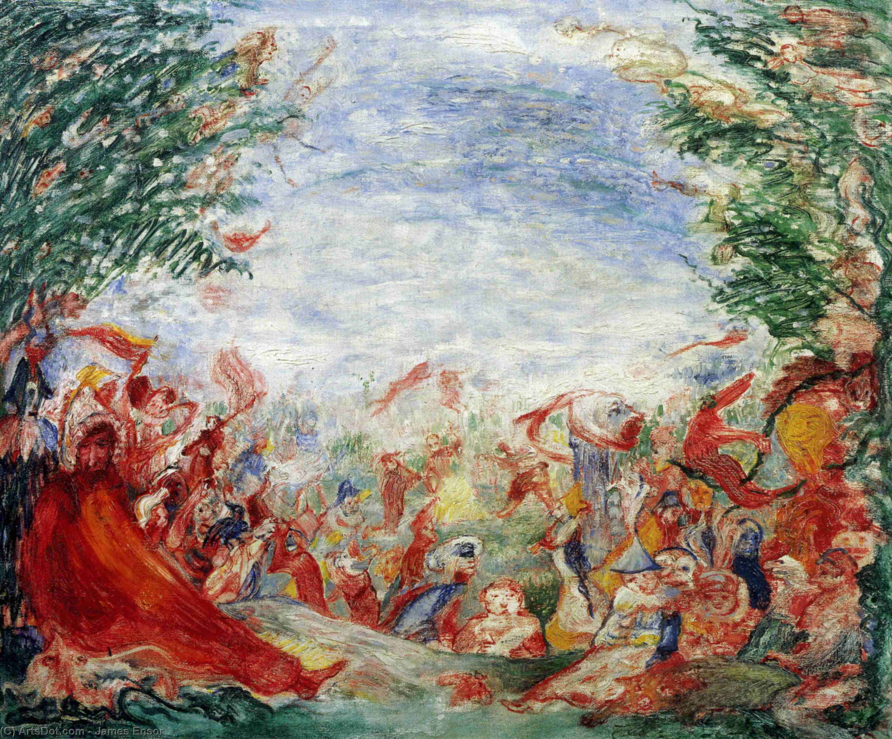 Saint Antoine Turlupine — James Ensor
