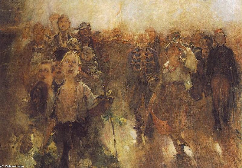 The Rákóczi March - — Simon Hollósy