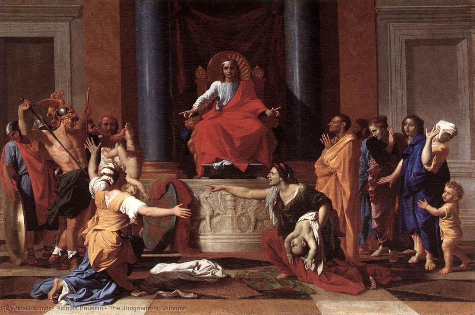 The Judgment Of Solomon — Nicolas Poussin