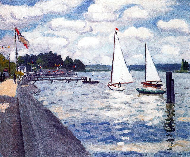 Regatas At La Mailleraye — Albert Marquet