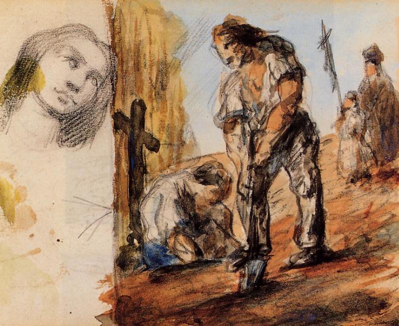The Gravediggers — Paul Cézanne