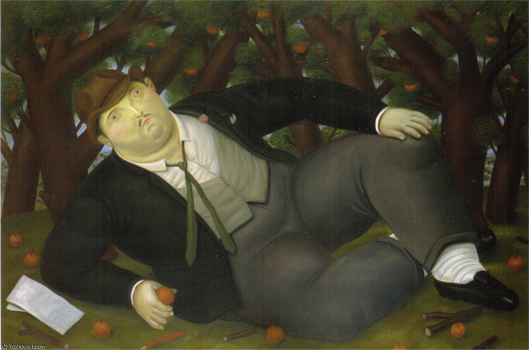 Le Poète — Fernando Botero