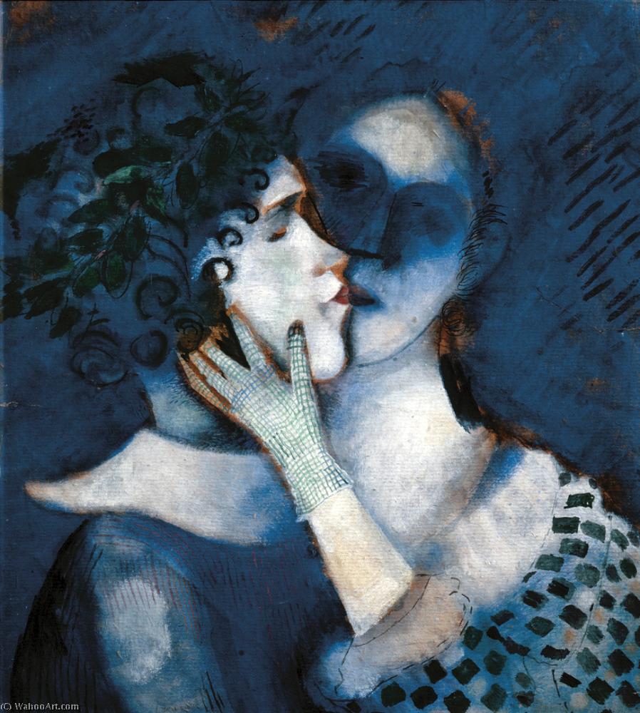 Blue Lovers — Marc Chagall