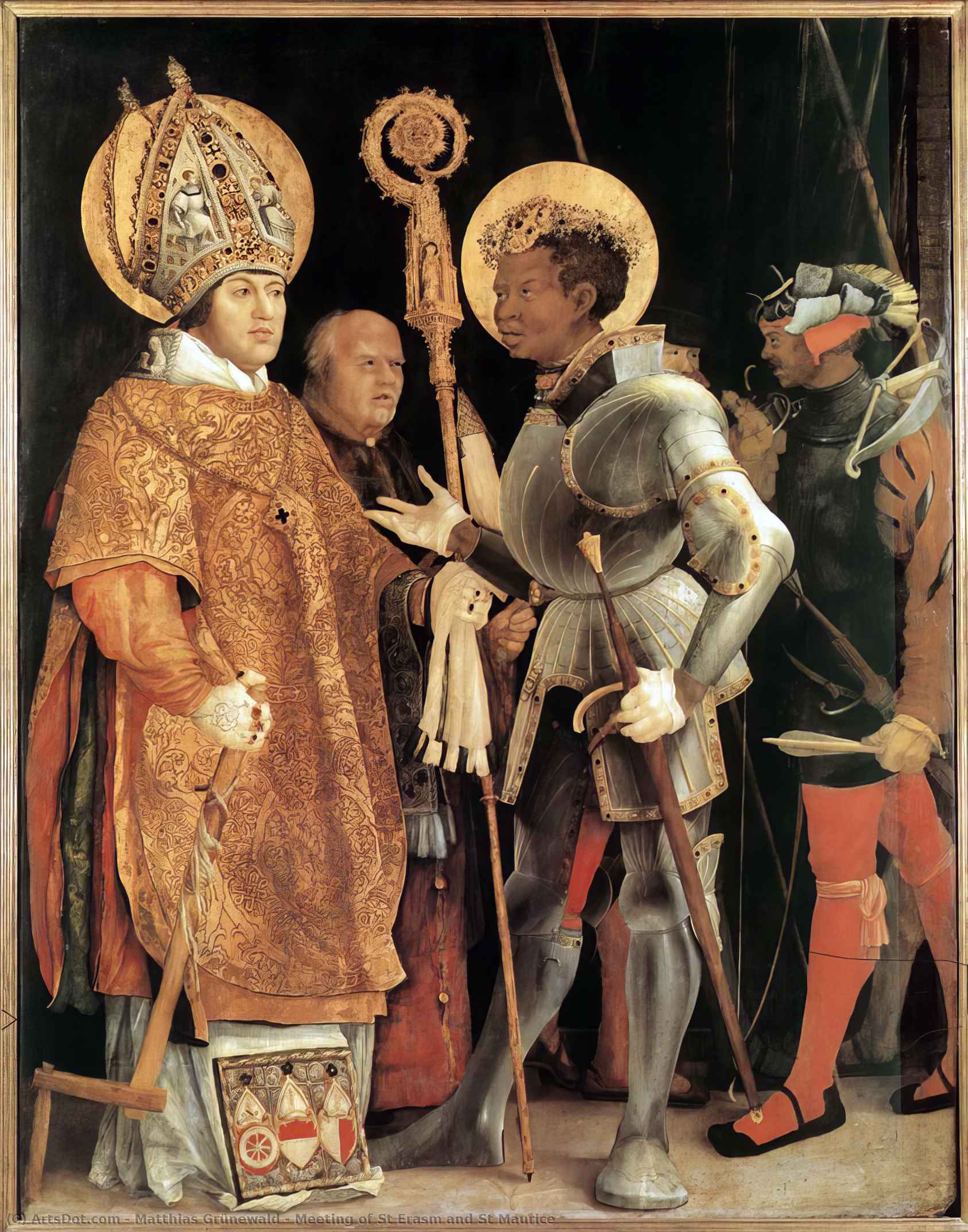 Meeting Of St Erasm And St Maurice — Matthias Grünewald