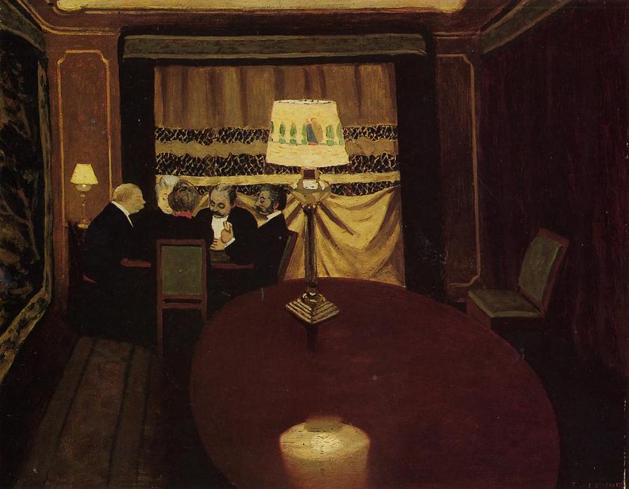The Poker Game — Félix Vallotton