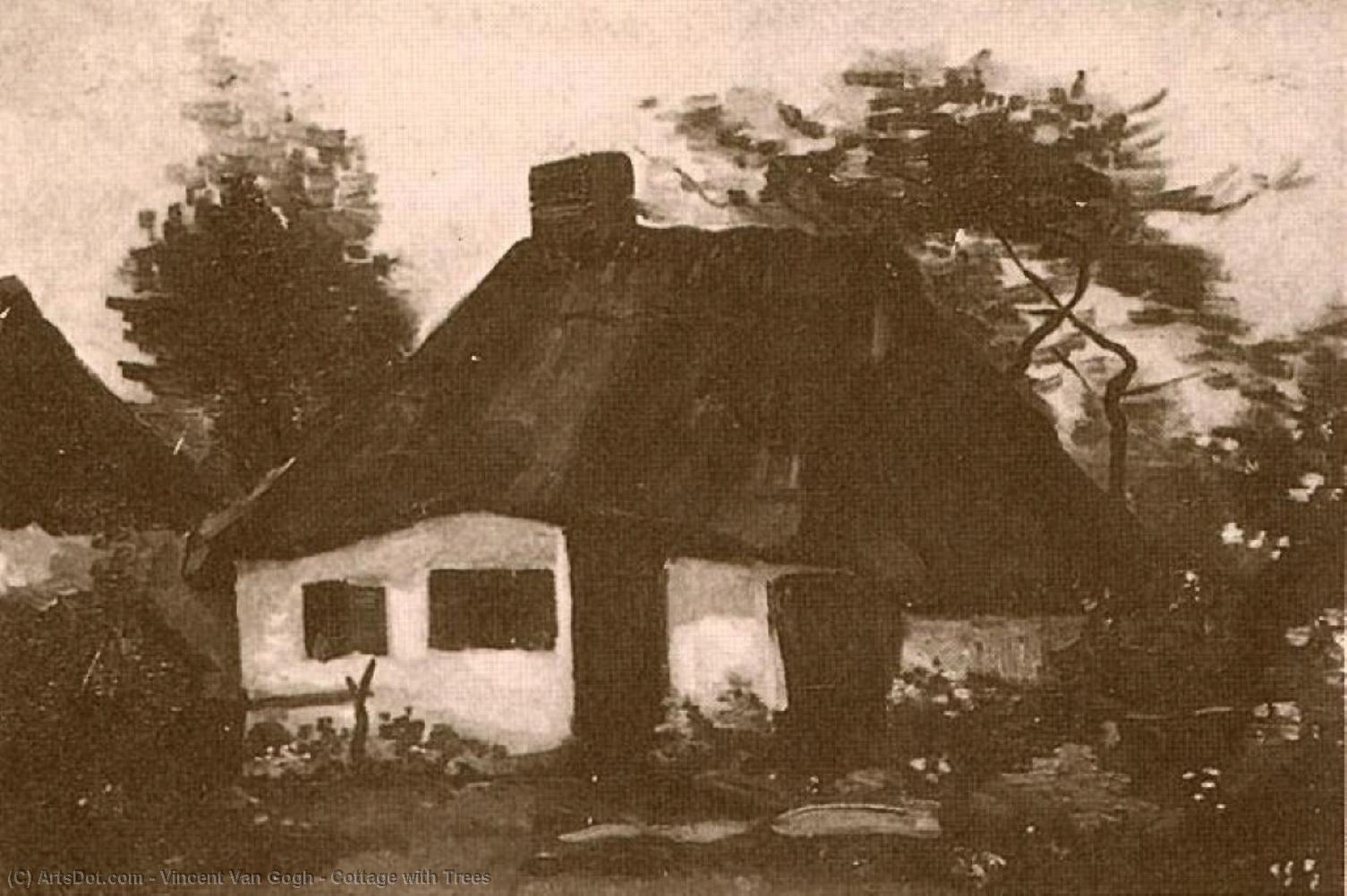 Cottage With Trees — Vincent Willem Van Gogh