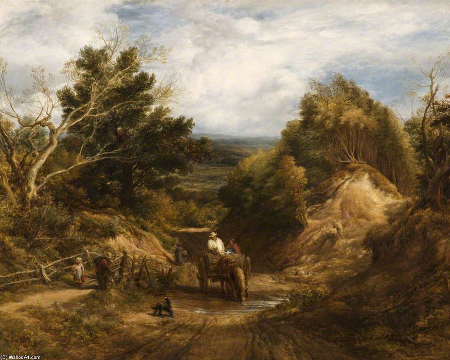 Crossing The Brook — John Linnell