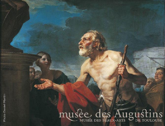 Diogène Demandant L'aumone Aux Statues — Jean-bernard Restout