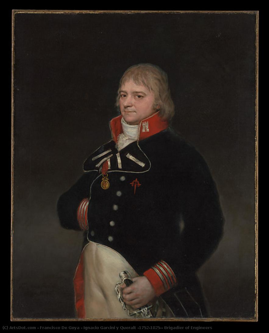 Ignacio Garcini Y Queralt (1752–1825), Brigadier Of Engineers — Francisco José De Goya Y Lucientes