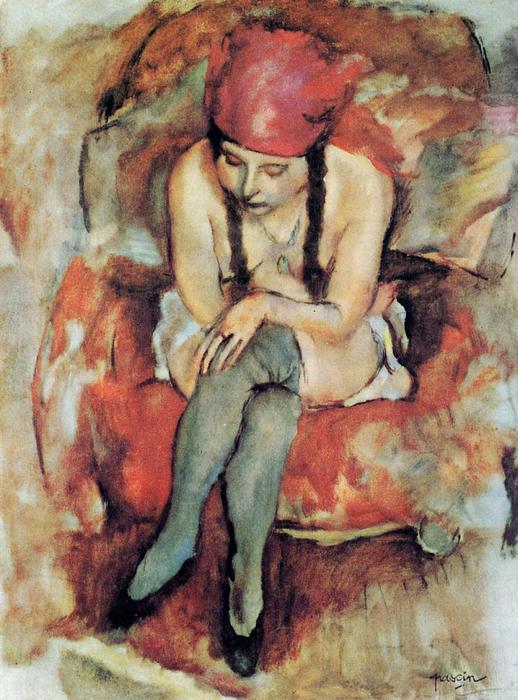Claudine Resting — Julius Mordecai Pincas