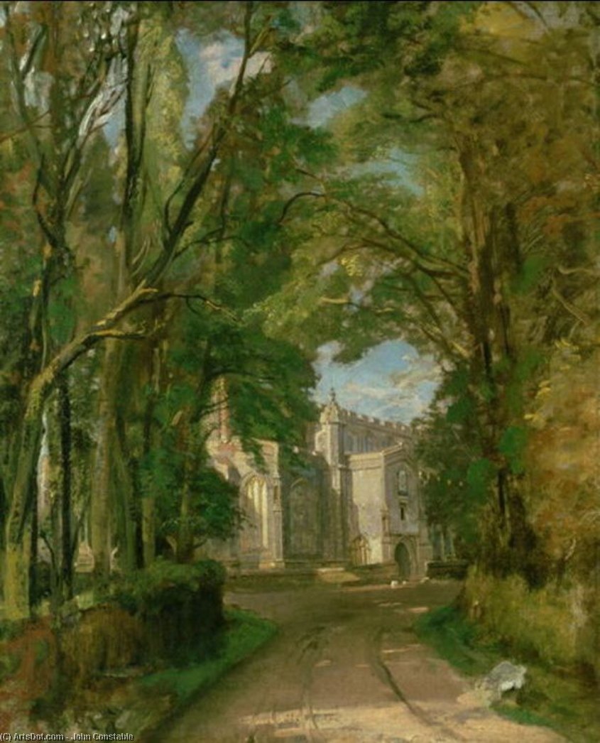 East Bergholt Church — John Constable