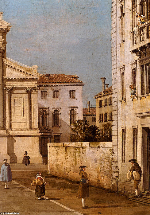S. Francesco Della Vigna. Church And Campo — Canaletto