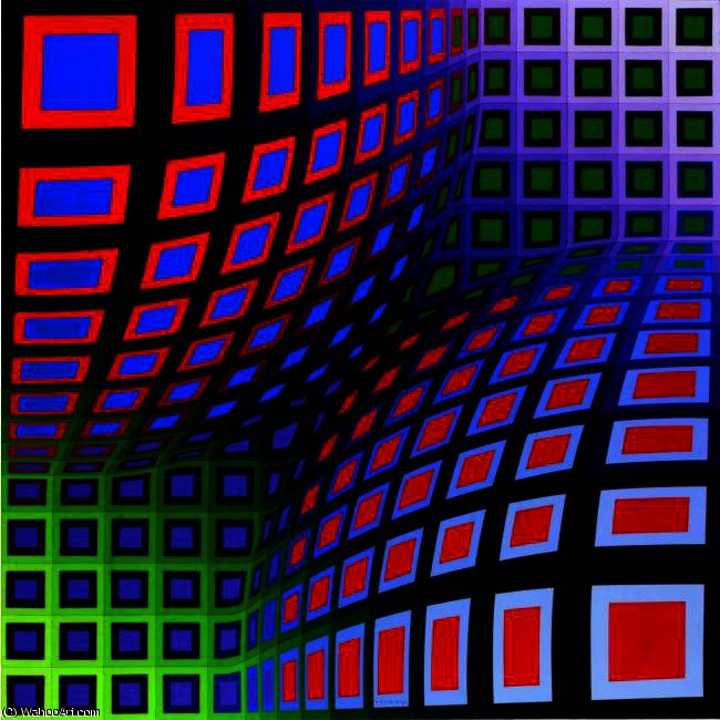 Ond-ii-va — Victor Vasarely