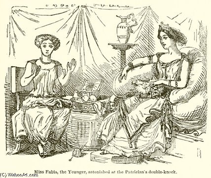 Miss Fabia, The Younger, Astonished — John Leech