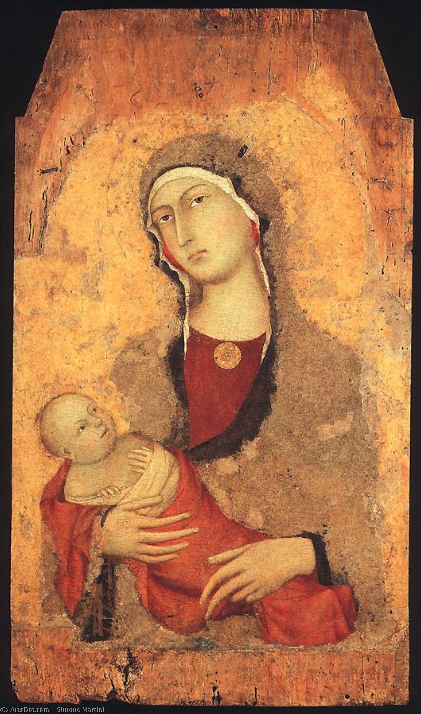 Madonna And Child (from Lucignano D'arbia) — Simone Martini