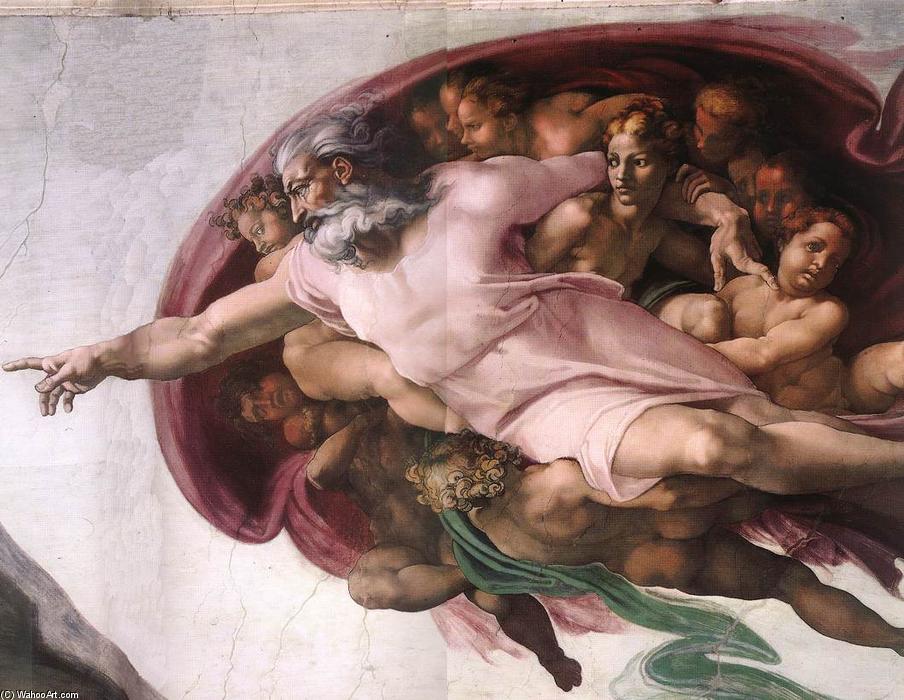 Creation Of Adam (detail) — Michelangelo Buonarroti