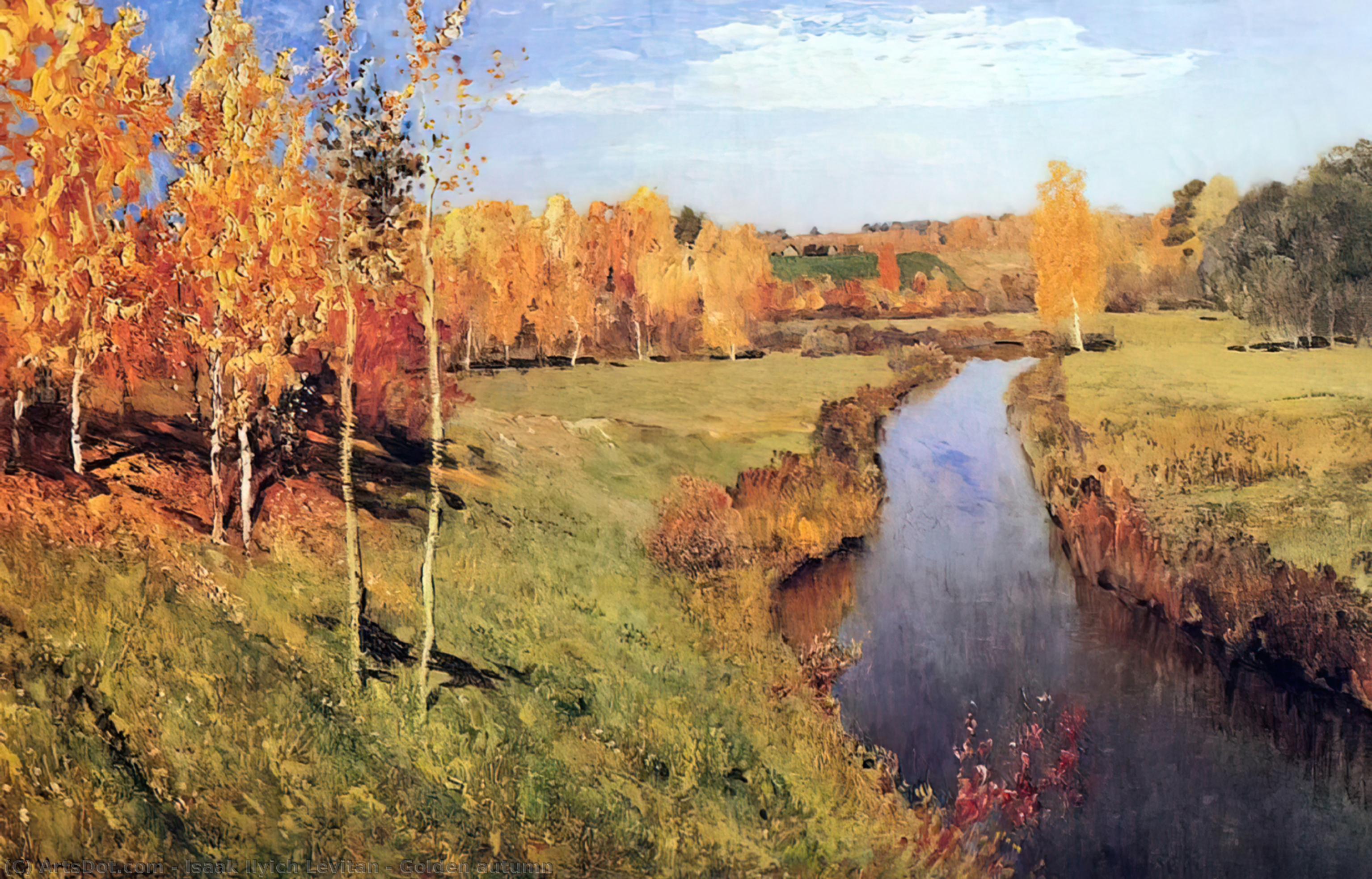 Golden Autumn — Isaak Ilyich Levitan