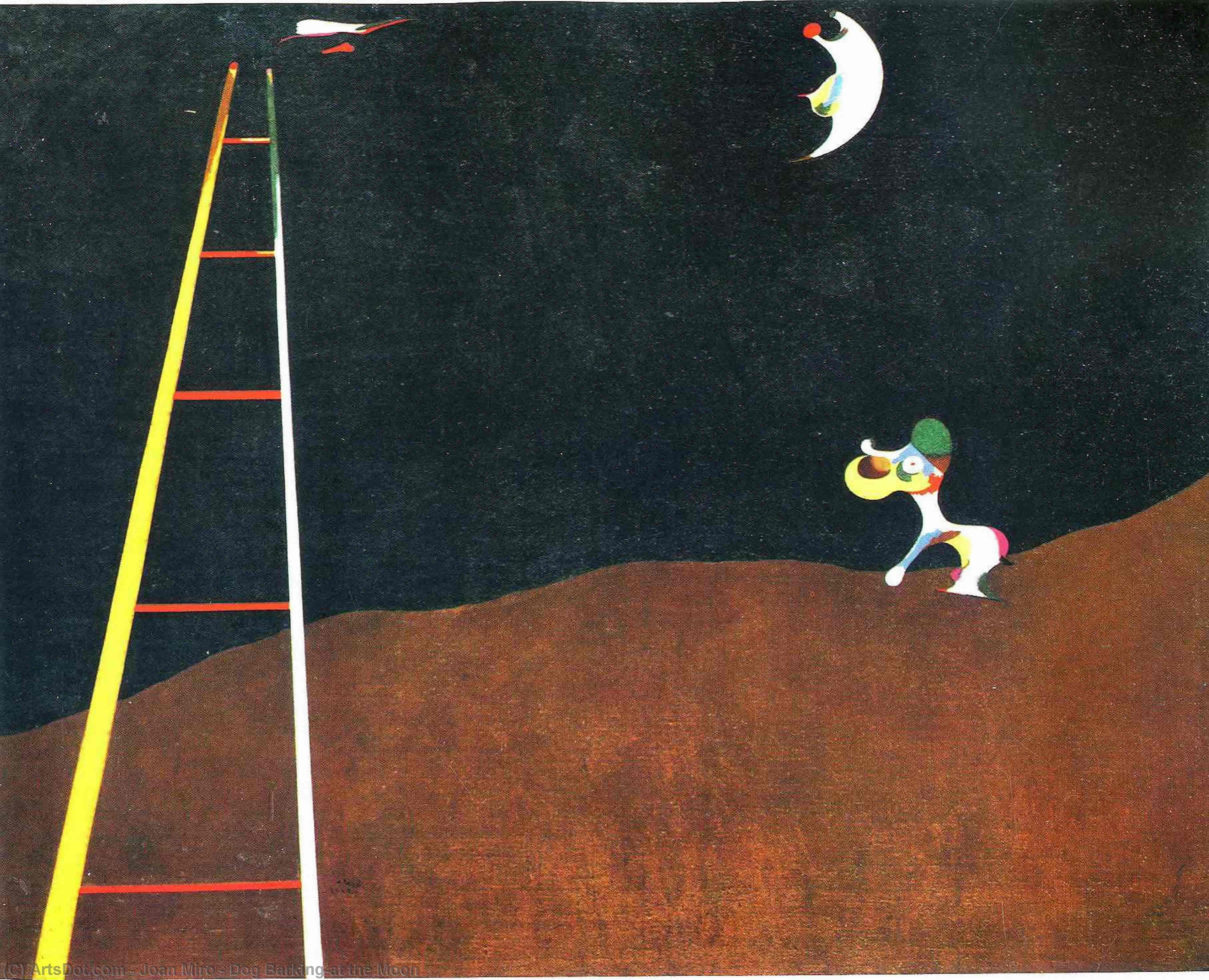 Dog Barking-at The Moon — Joan Miró
