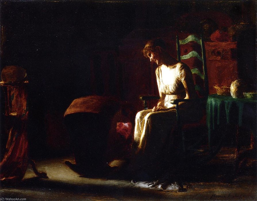 Woman In A Rocking Chair — Thomas Pollock Anshutz