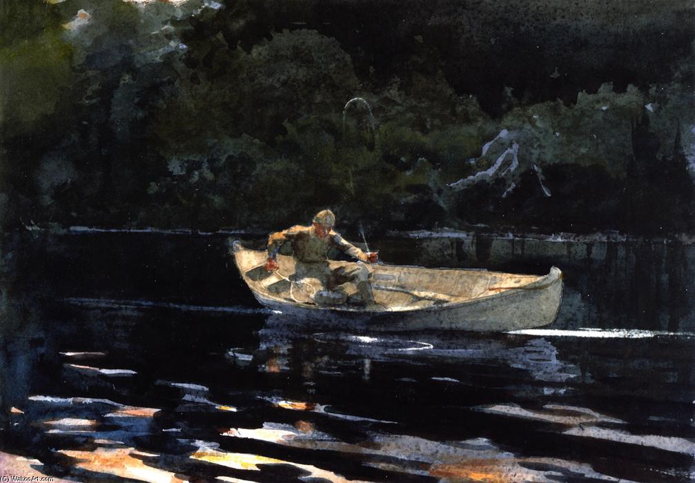 Fishing In The Adirondacks — Winslow Homer
