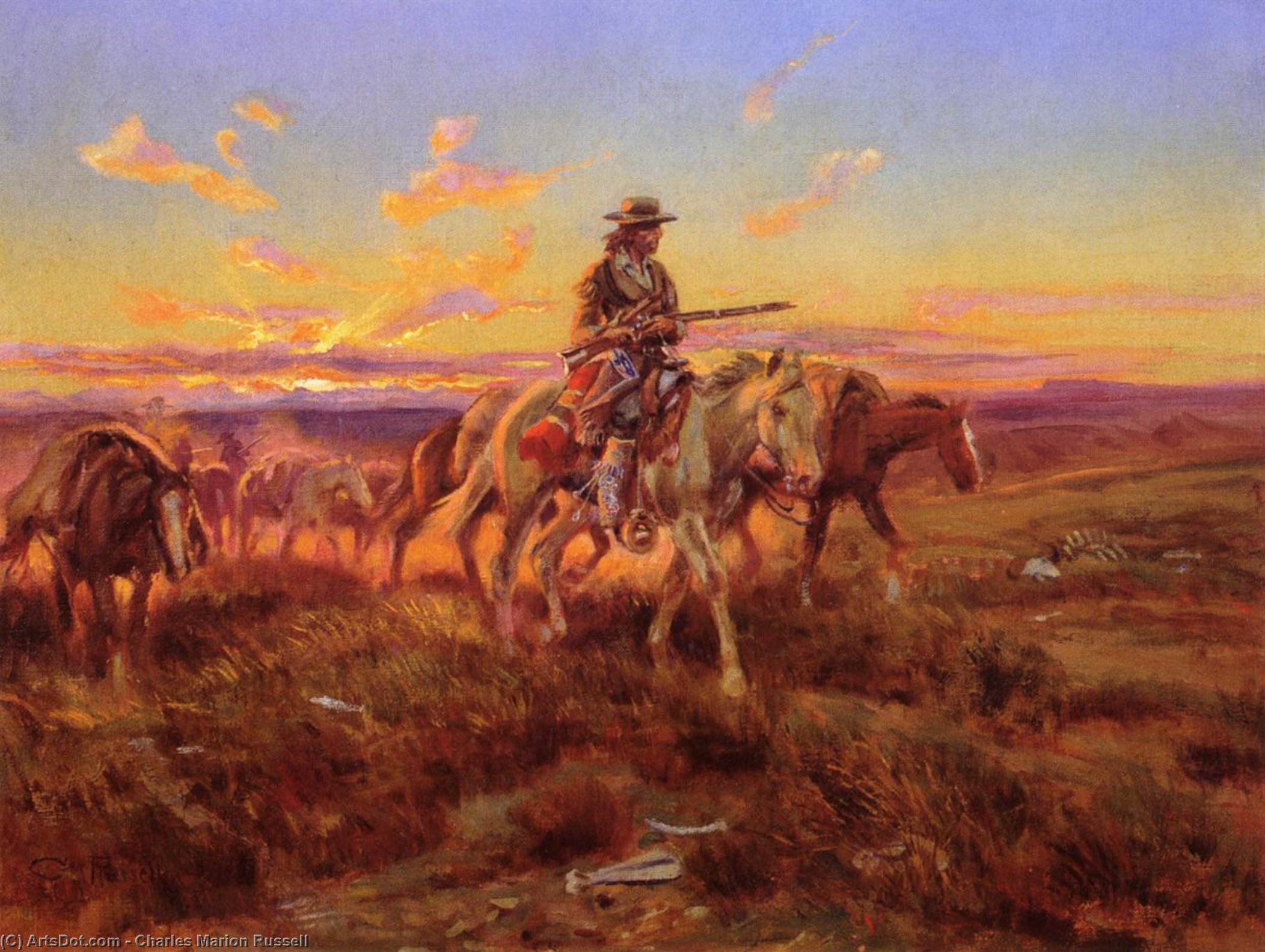 The Free Trader — Charles Marion Russell