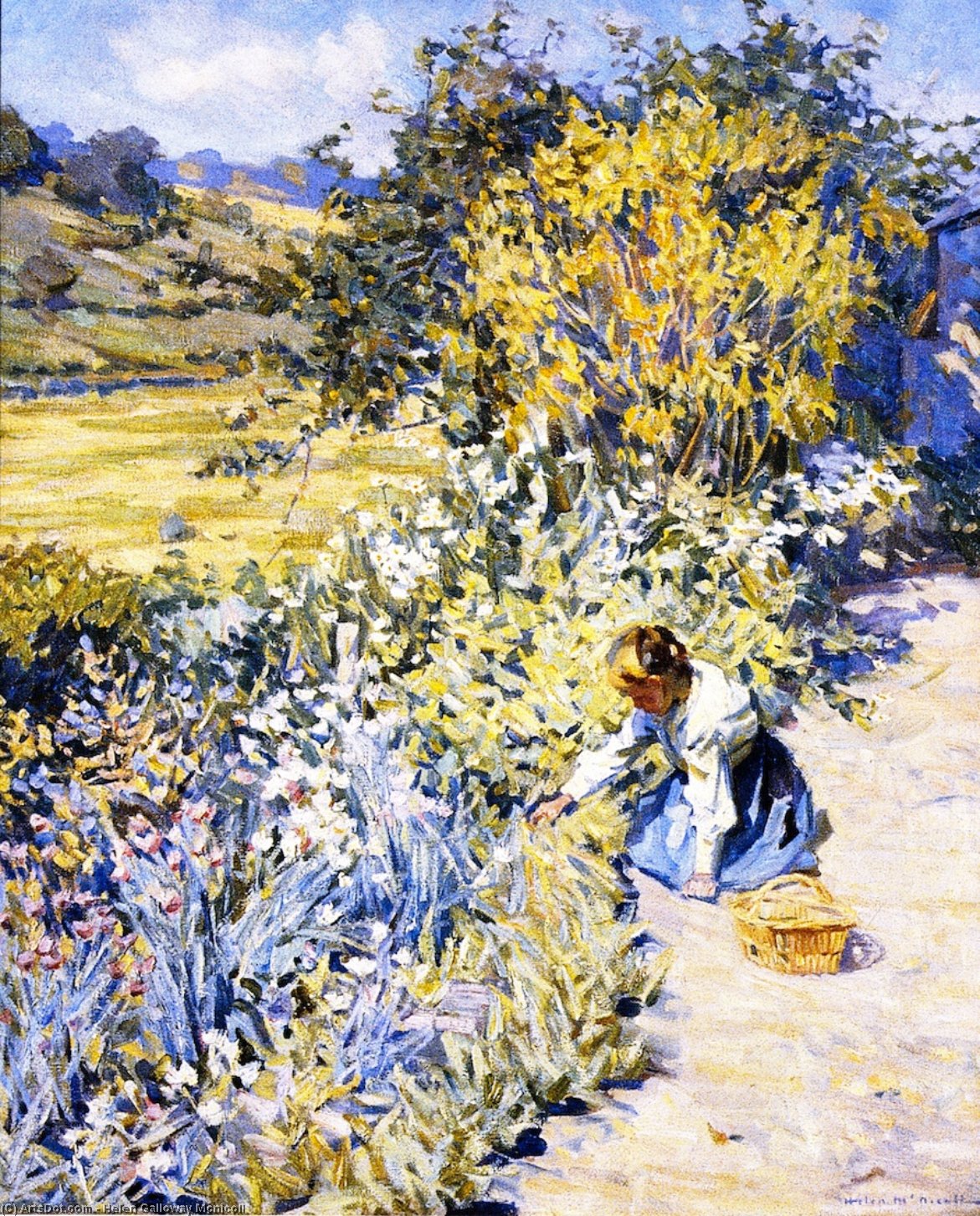 Gathering Flowers — Helen Galloway Mcnicoll