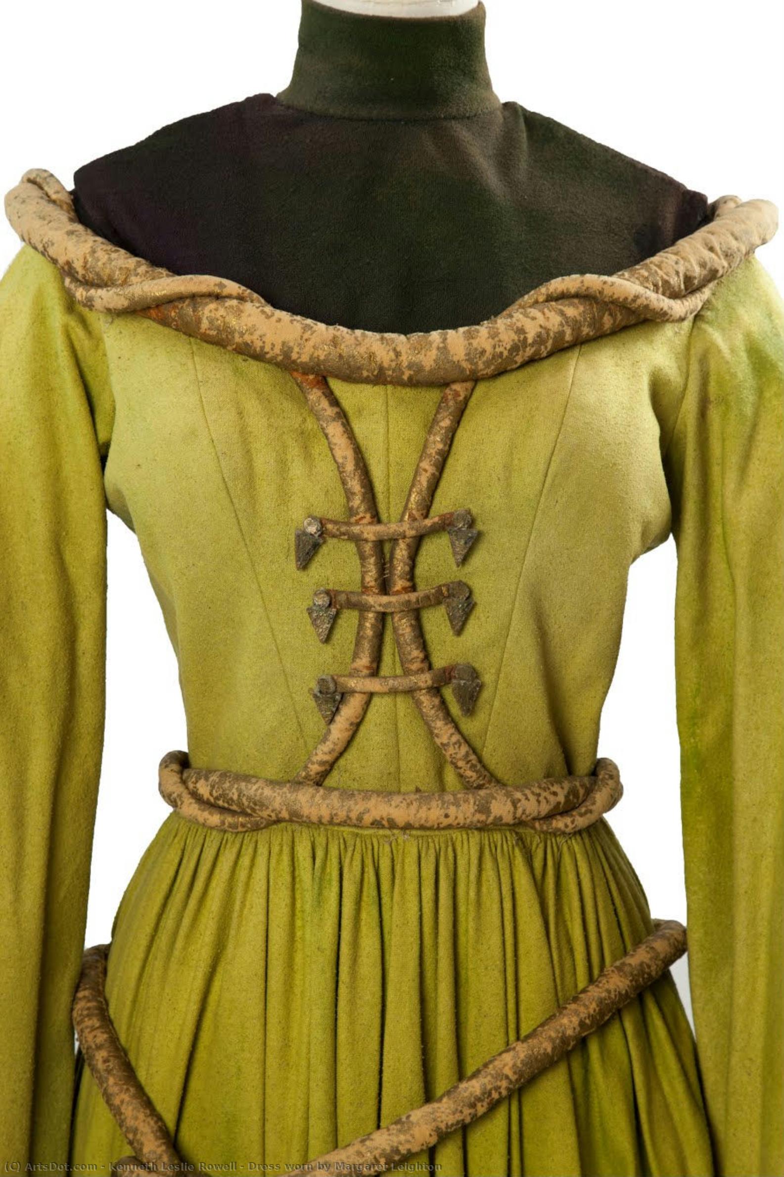 Dress Worn By Margaret Leighton — Kenneth Leslie Rowell