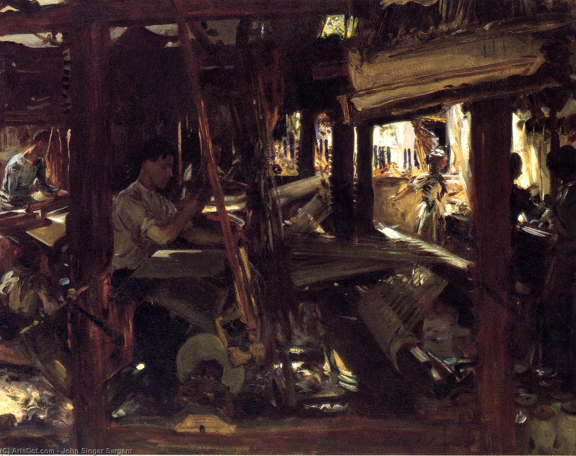 Granada: The Weavers — John Singer Sargent