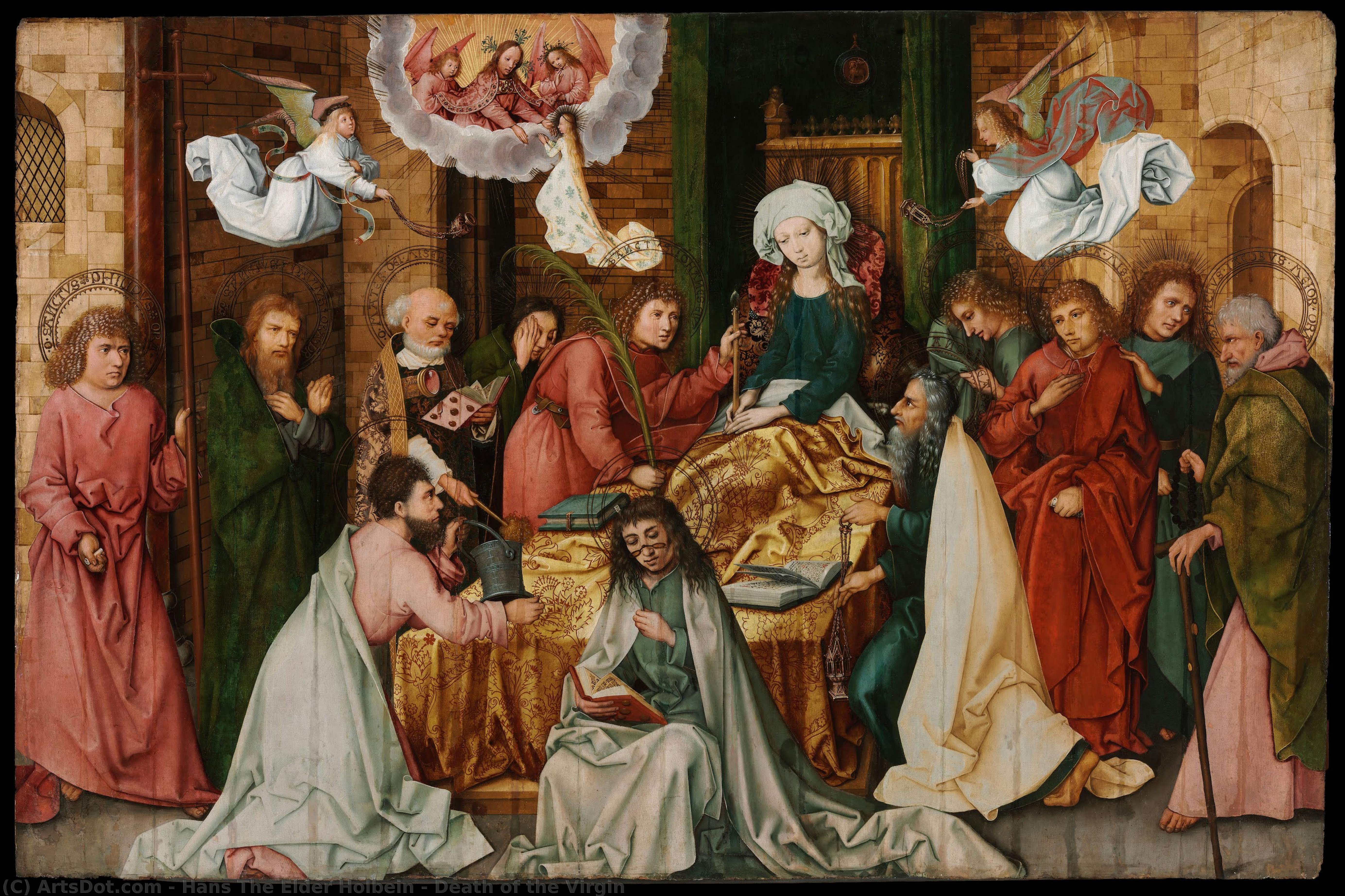 Death Of The Virgin — Hans The Elder Holbein