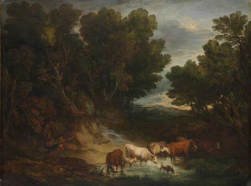 The Watering Place — Thomas Gainsborough
