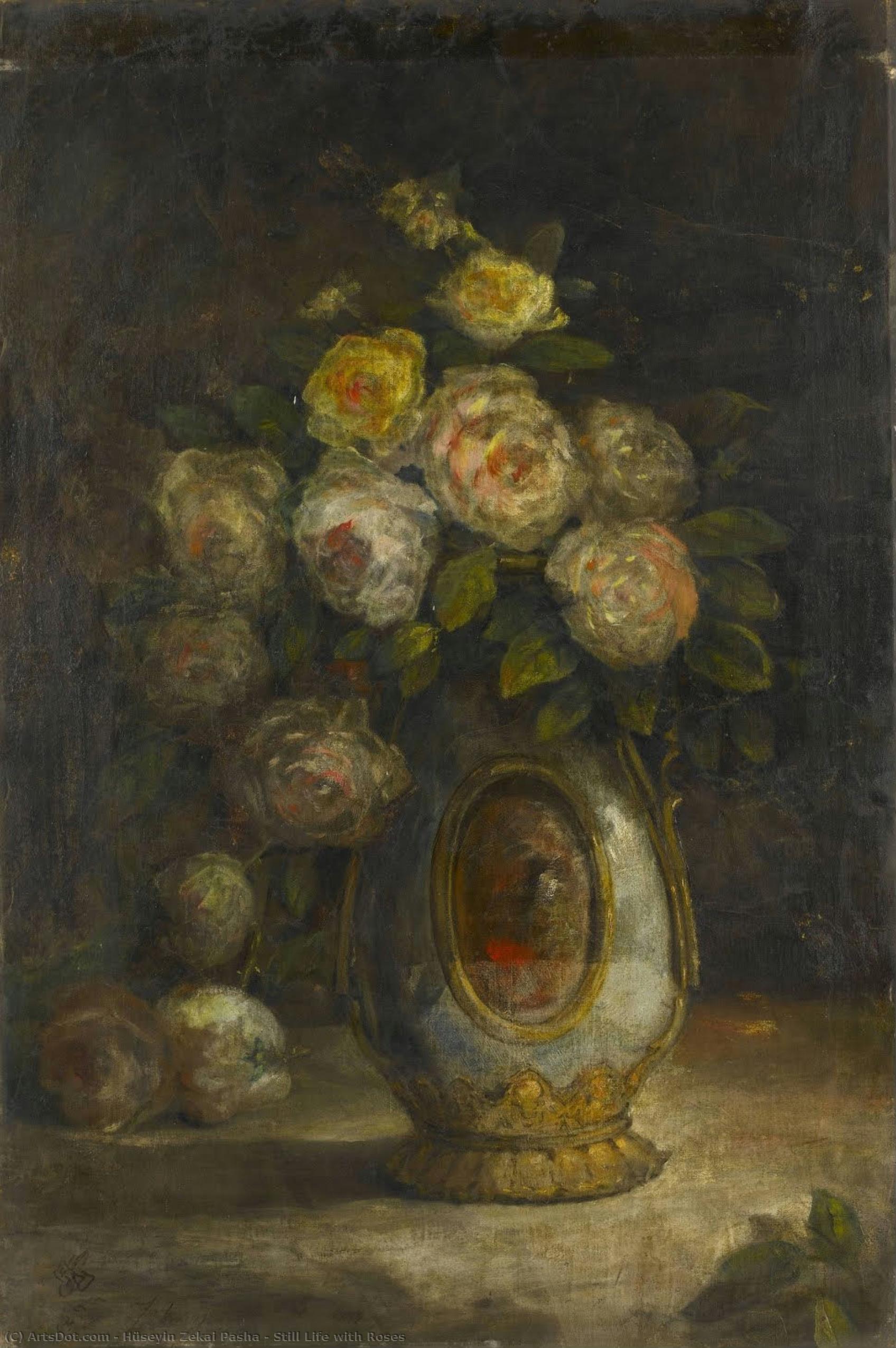 Still Life With Roses — Hüseyin Zekai Pasha