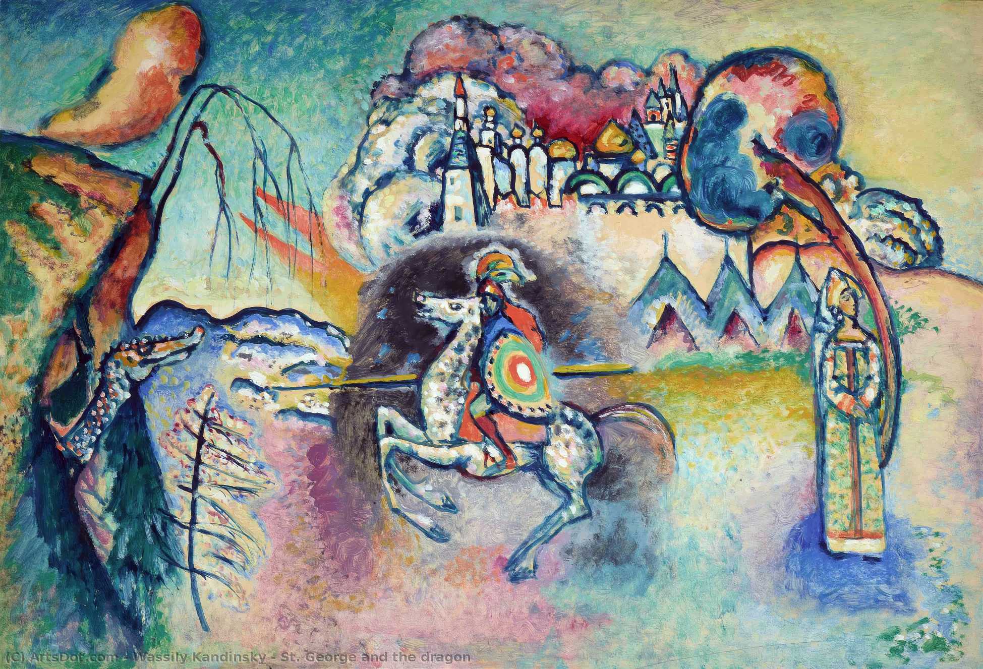 St. George And The Dragon — Wassily Wassilyevich Kandinsky
