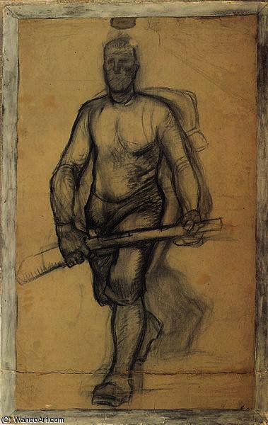 Study On A Walking Soldier With Knapsack — Albin Egger Lienz