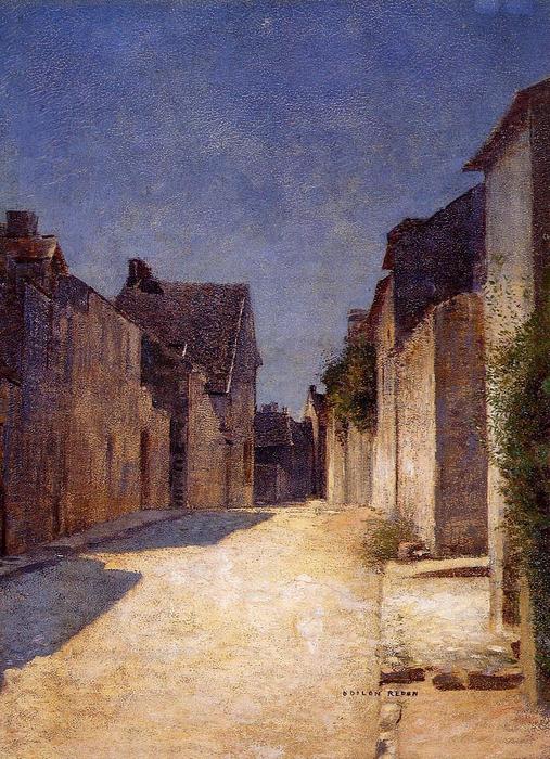 Street In Samois — Odilon Redon