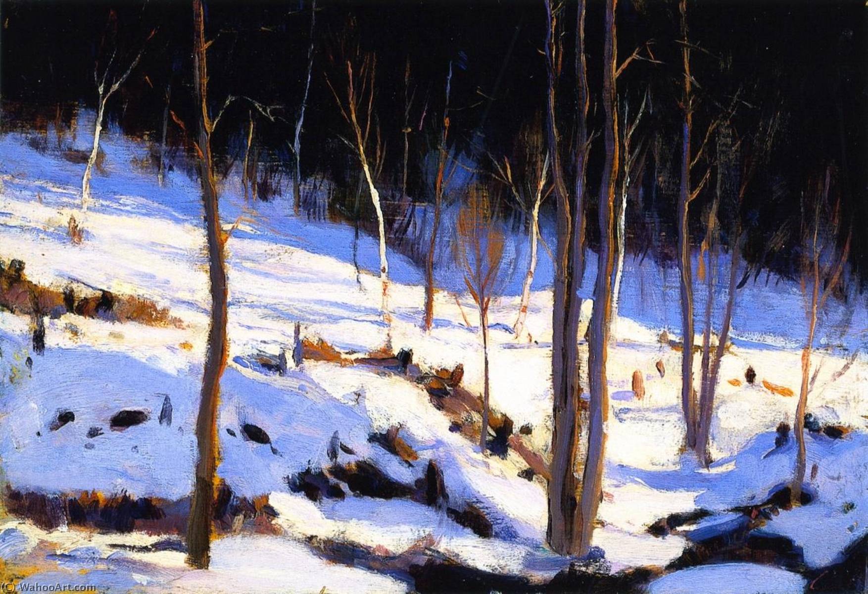 In The Clearing, Charlevoix — Clarence Alphonse Gagnon