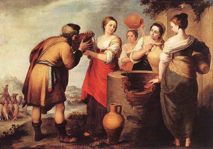 Rebecca And Eliezer — Bartolomé Esteban Murillo