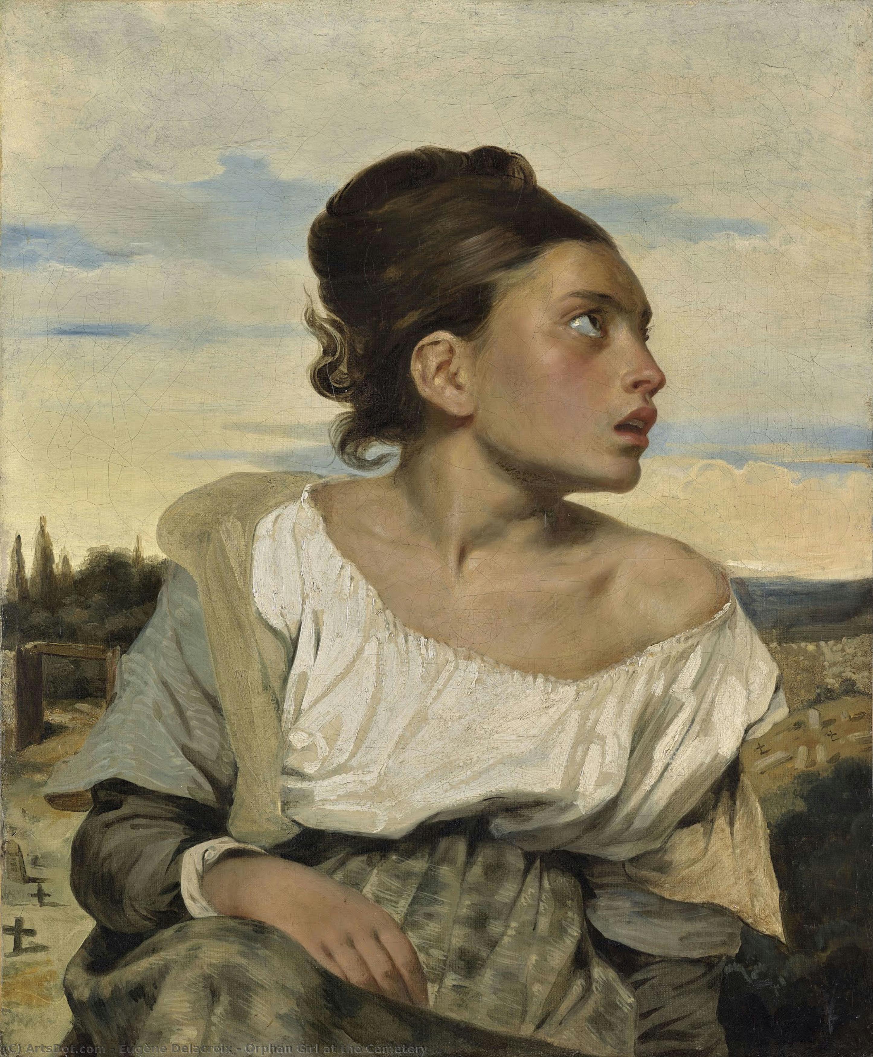 Orphan Girl At The Cemetery — Eugène Delacroix