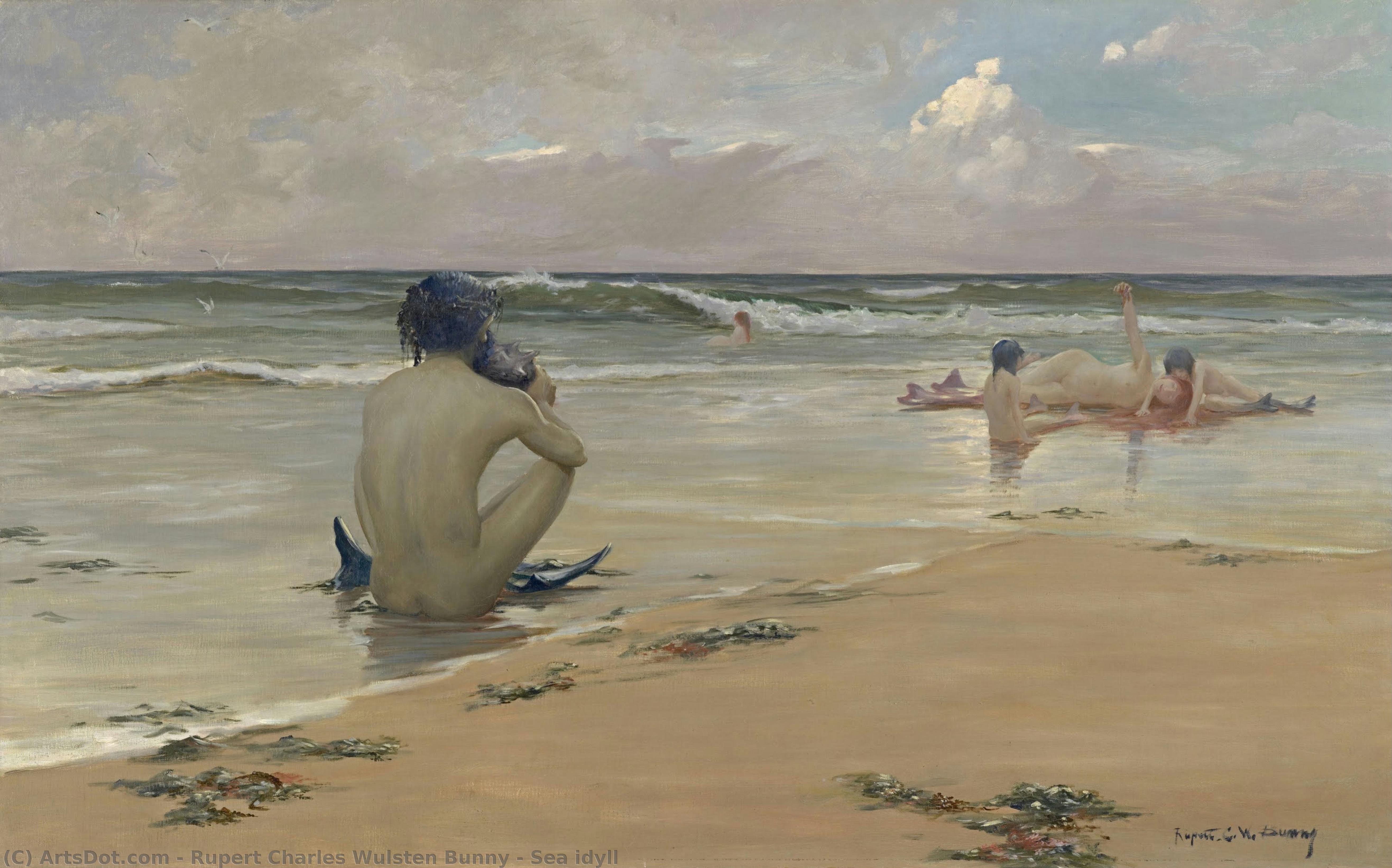 Sea Idyll — Rupert Charles Wulsten Bunny