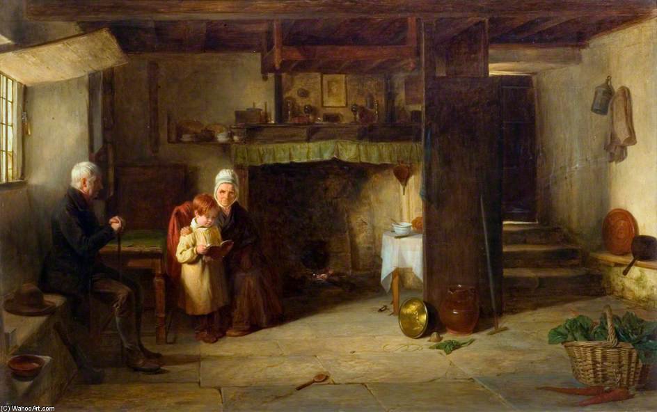 The Lesson — Thomas George Webster