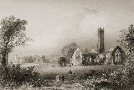 Augustinian Abbey At Adare, — William Henry Bartlett
