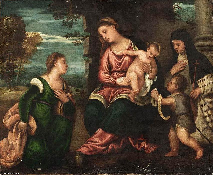 Madonna And Child With Saints — Polidoro Da Lanciano