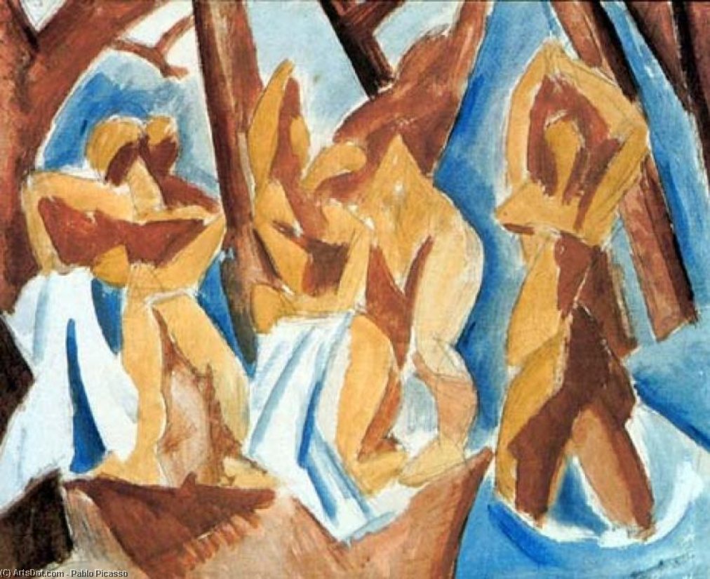 Bathers In The Forest — Pablo Picasso