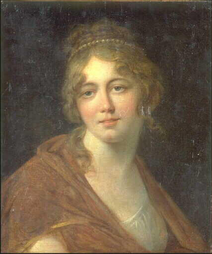 Portrait De Madame De Saint Romain — Jacques François Momal