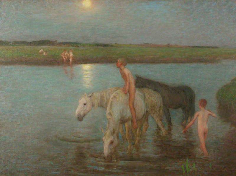 The Riverbank — William Edward Stott
