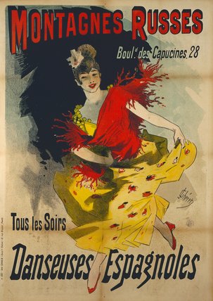 Poster Advertising 'danseuses Espagnoles' — Jules Chéret