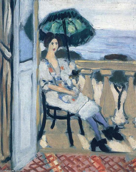Mujer Sosteniendo Un Paraguas — Henri Matisse