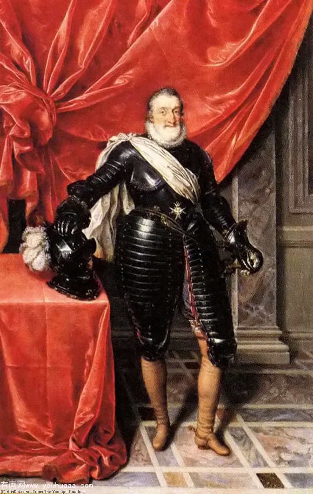 Henry Iv, King Of France In Armour — Frans The Younger Pourbus