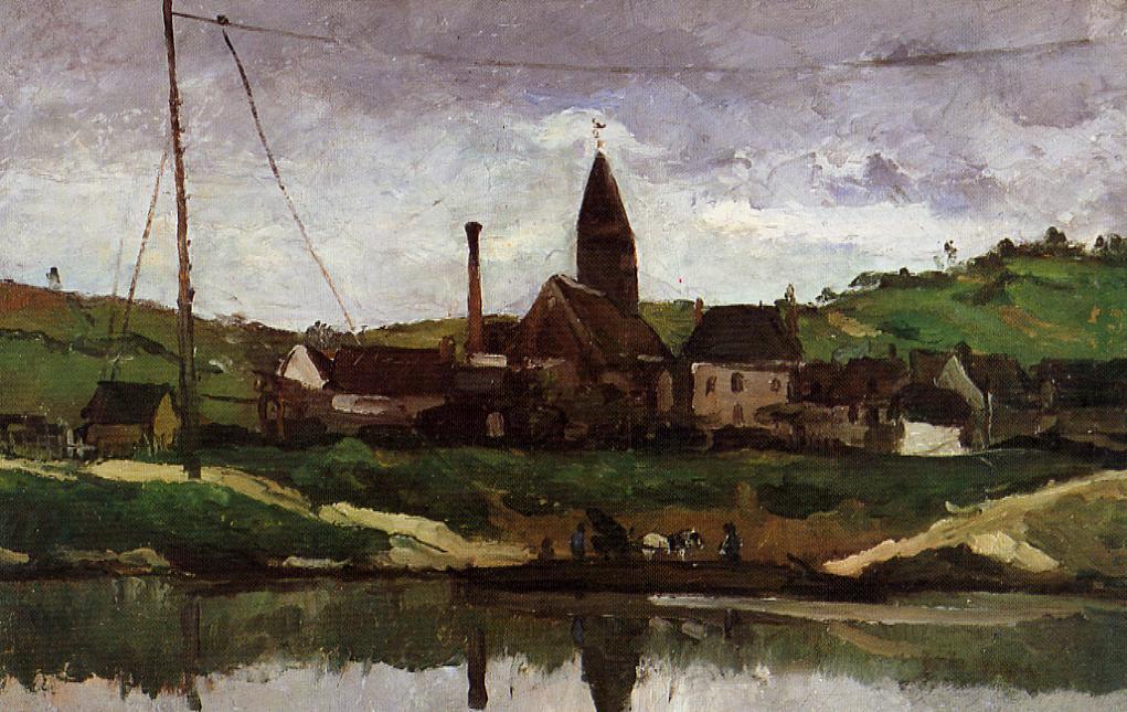 View Of Bonnieres — Paul Cézanne