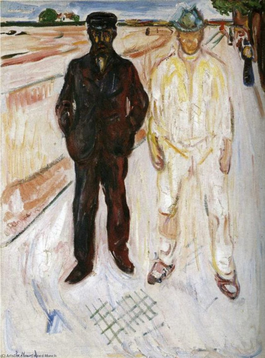 Mason And Mechanic — Edvard Munch