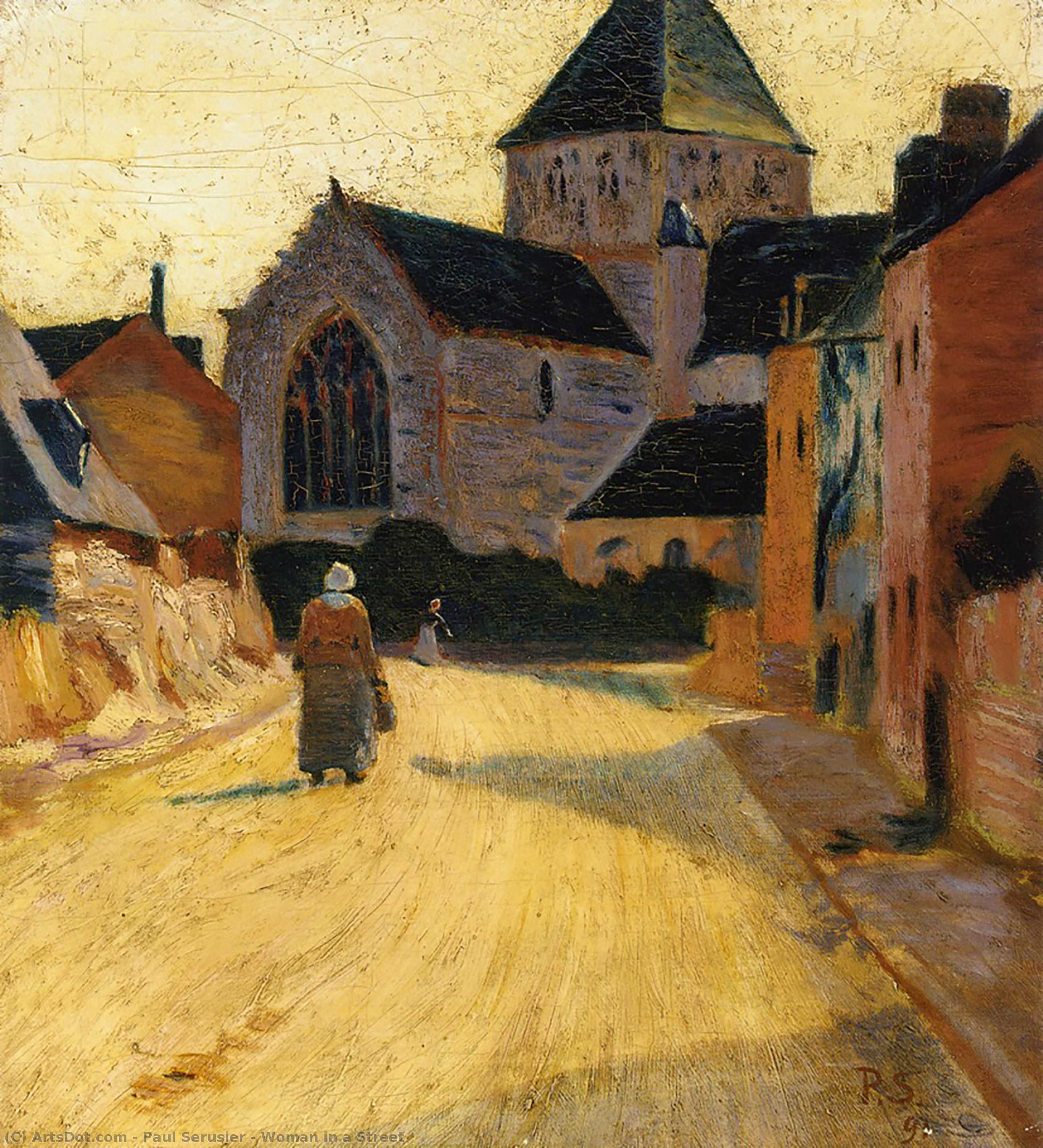 Woman In A Street — Paul Sérusier